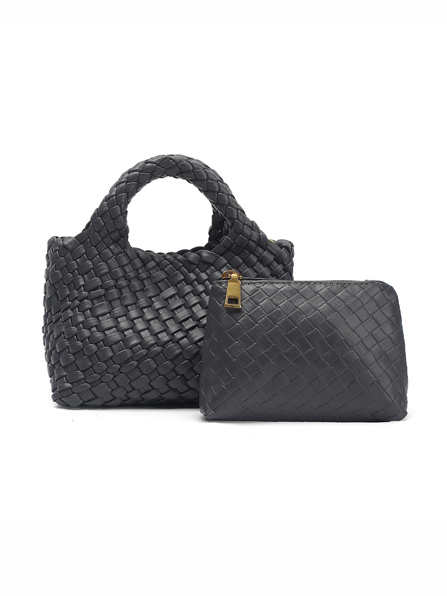 Ruby Small Woven Tote Bag