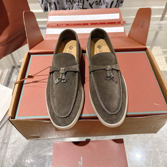 LP Summer Charms Walk Loafers Coffee Suede 565863
