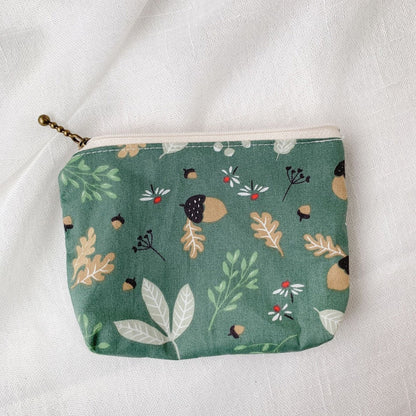 Cosbai - Canvas Printed Coin Purse