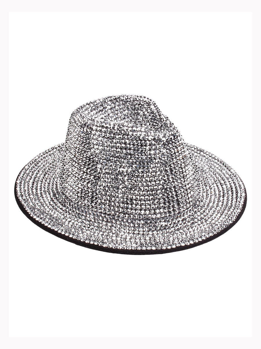 Jocelyn Sparkling Rhinestone Bucket Hat