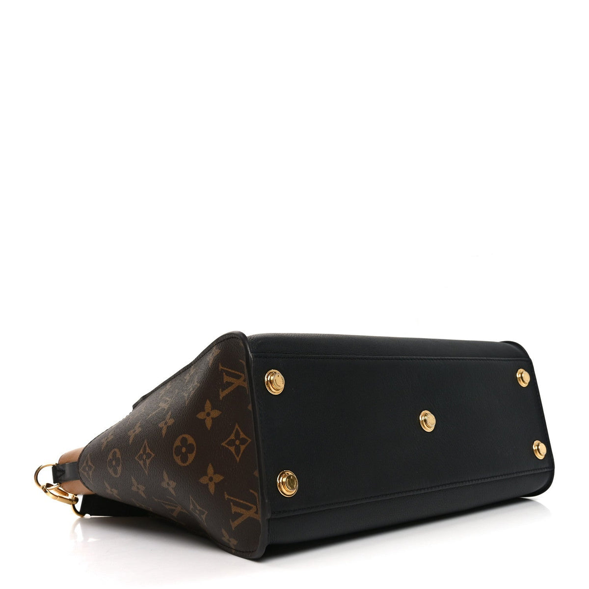 Calfskin Monogram On My Side MM Black