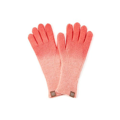 Gradient Color Rainbow Knit Gloves