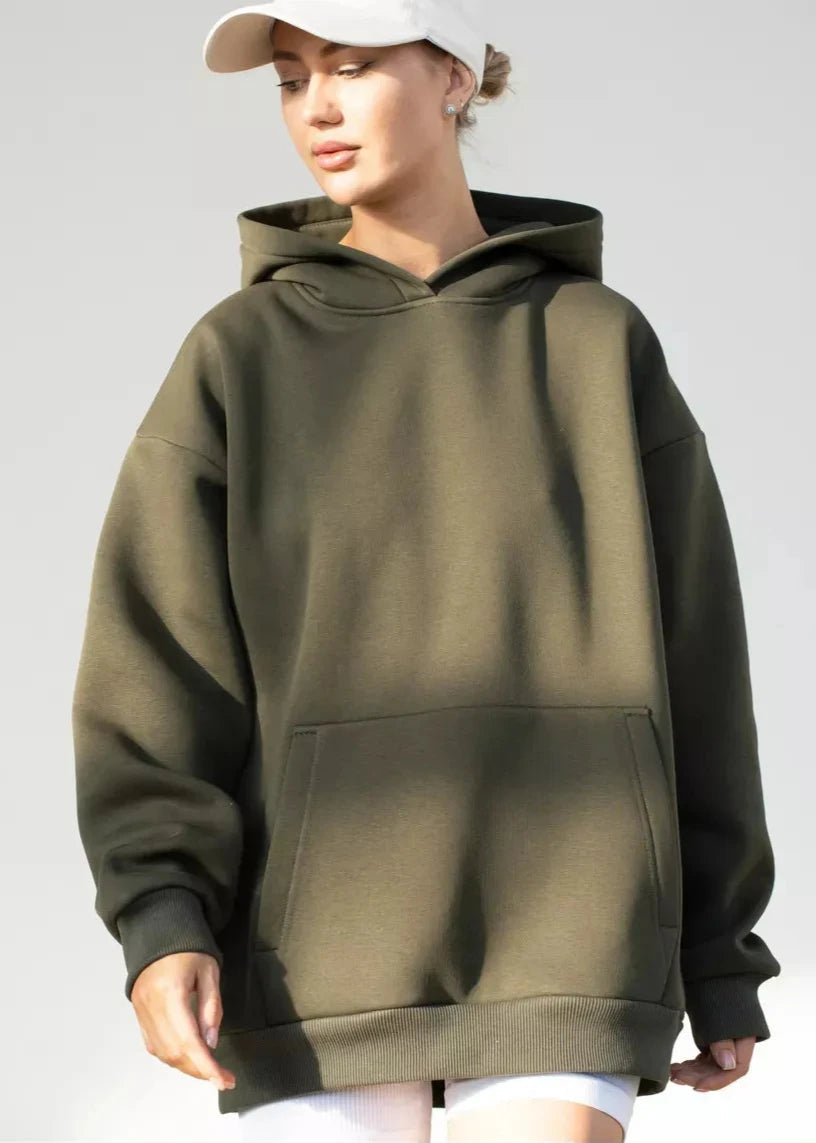 Long Sleeved Hooded Sweatshirt Soft Breathable Fabric
