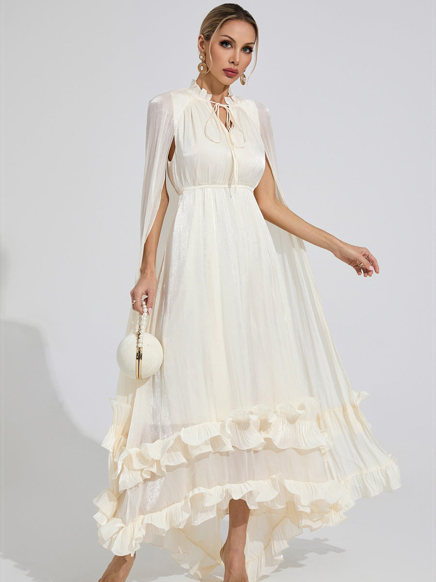 Perla Ruffle Maxi Dress
