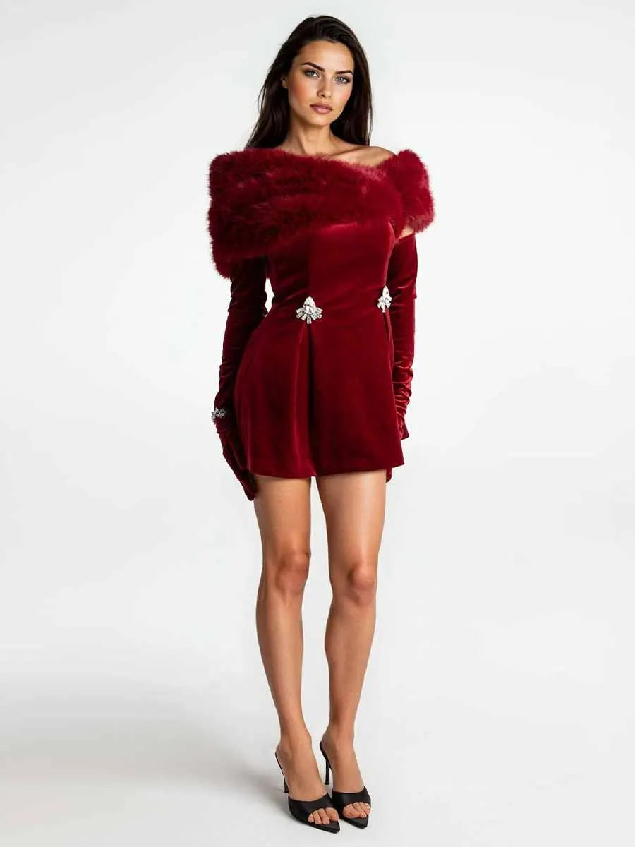 Danika Velvet Mini Dress