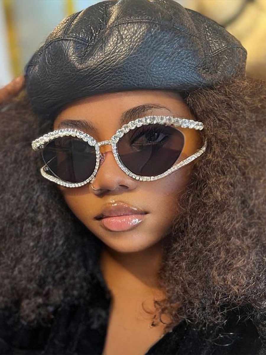 Nalani Diamond-Encrusted Sunglasses