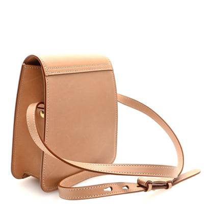 Smooth Calfskin North South Kaia Satchel Vintage Brown
