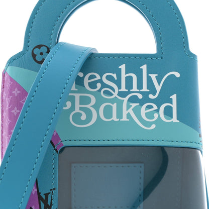 Monogram Sandwich Lunch Bag Blue