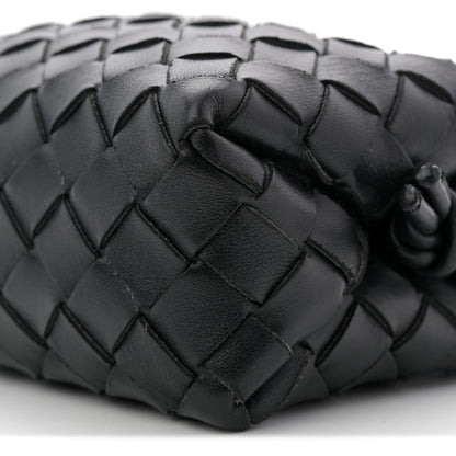 Nappa Intrecciato Mini Loop Camera Bag Black