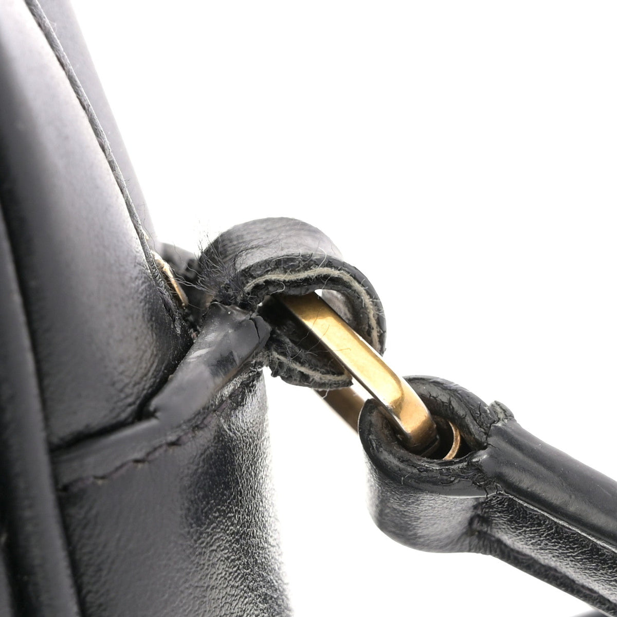 Calfskin Matelasse Monogram Lou Camera Bag Black