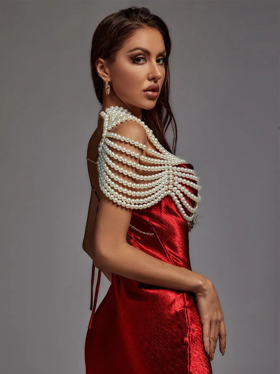 Katherine Pearl Shawl Top