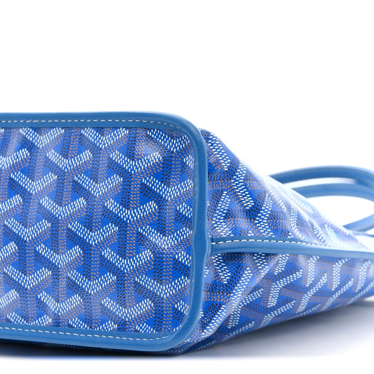 Goyardine Reversible Mini Anjou Sky Blue