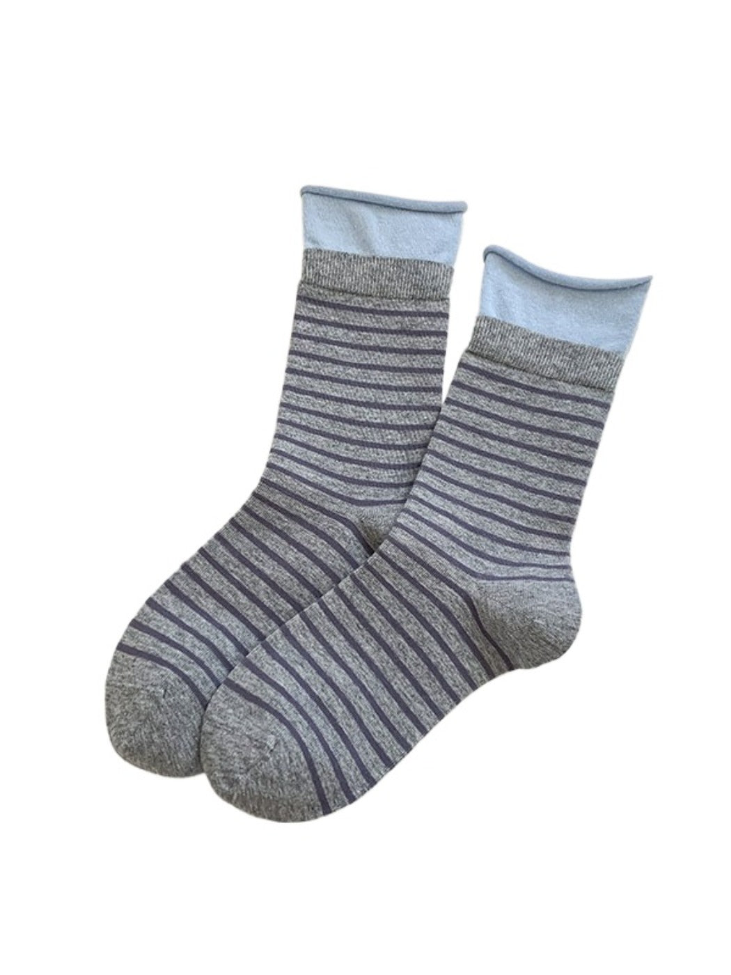 Rufia - Stripe Color-Block Mid-Calf Capsule Socks