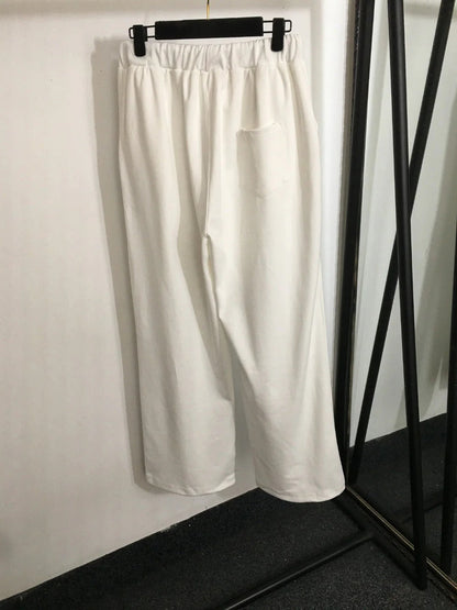 CELINE 25S HOODIE AND WIDE-LEG ELASTIC PANTS SET