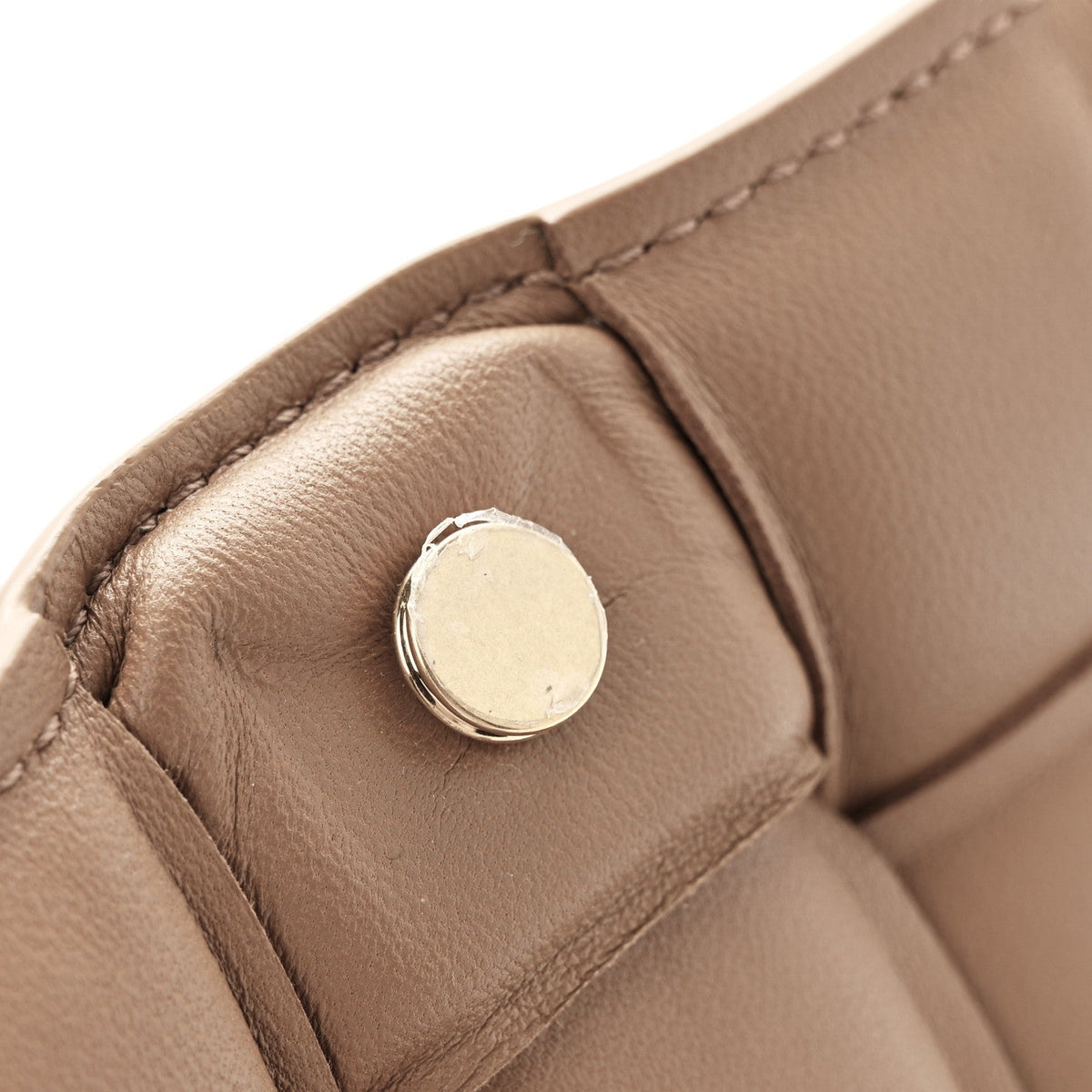 Nappa Maxi Intreccio Padded Cassette Crossbody Bag Acorn