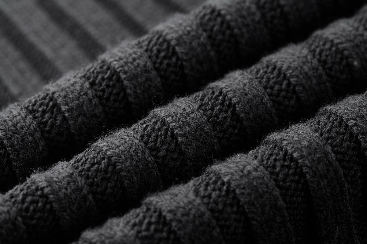 Balenciaga 25 Zipper Sweater Black Wool 0010