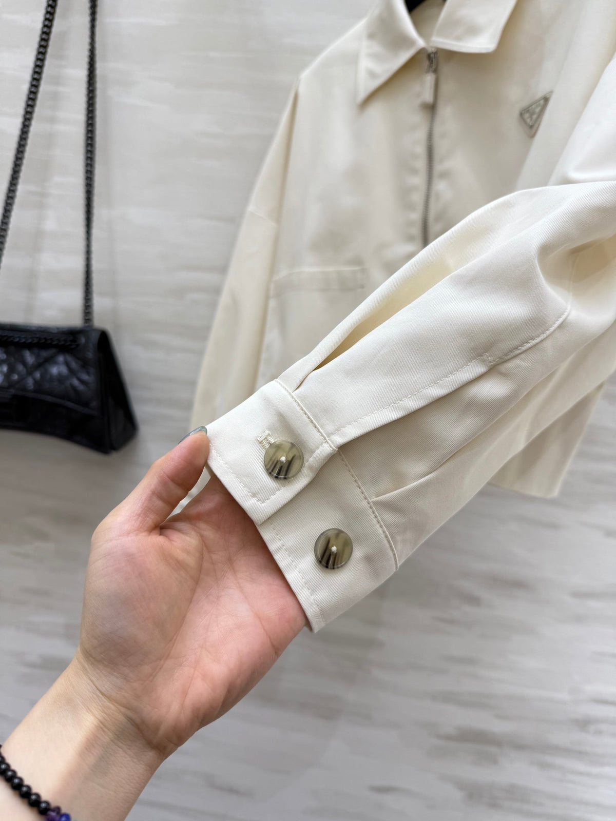 Prada 25 Set White Polyester 303389
