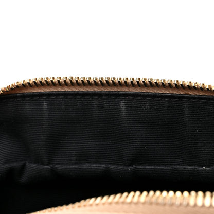 Calfskin Matelasse Monogram Lou Camera Bag Dark Beige