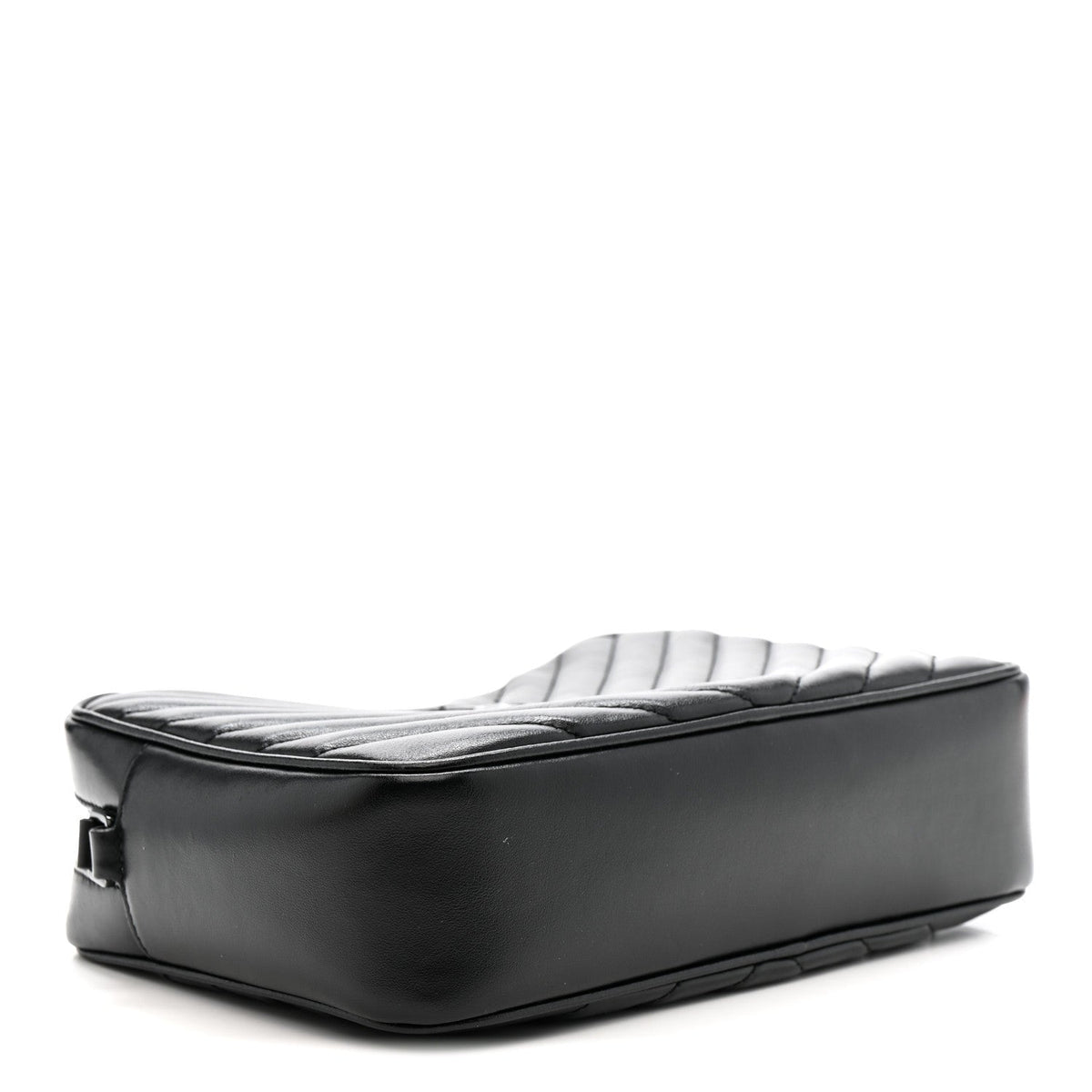 Calfskin Matelasse Monogram Monochrome Lou Camera Bag Black