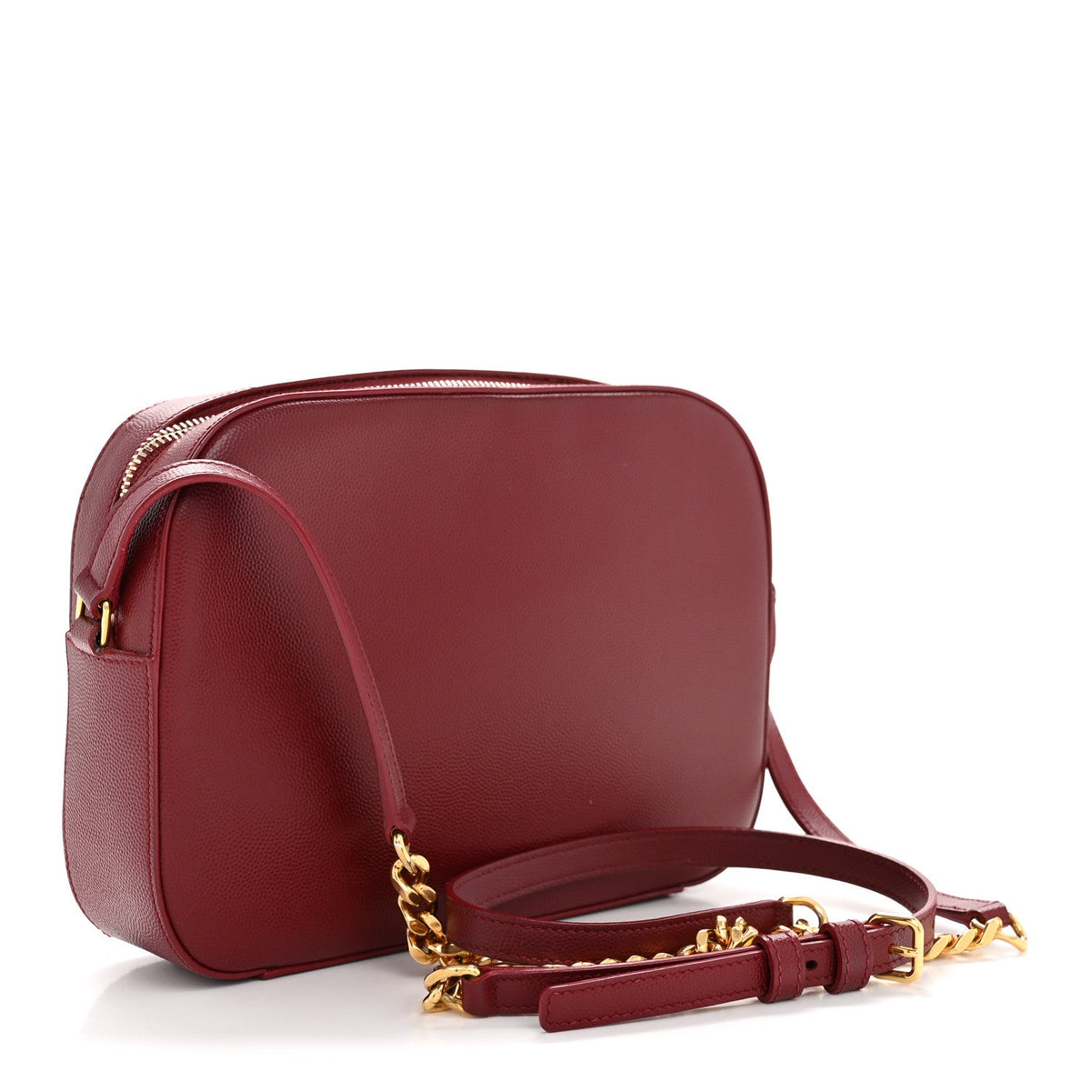 Grain De Poudre Medium Classic Monogram Camera Bag Oxblood