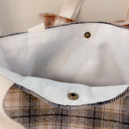 Small Classic Checkered Handbag
