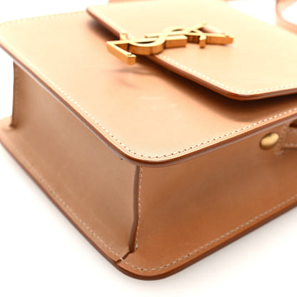 Smooth Calfskin North South Kaia Satchel Vintage Brown