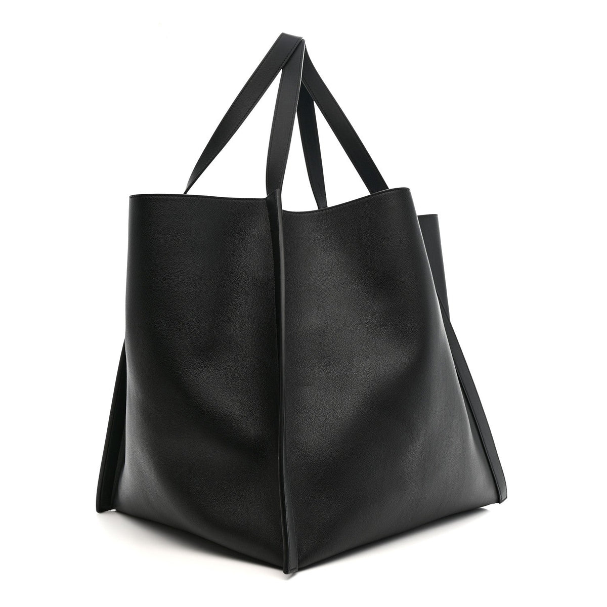 Supple Calfskin Medium Cube Black