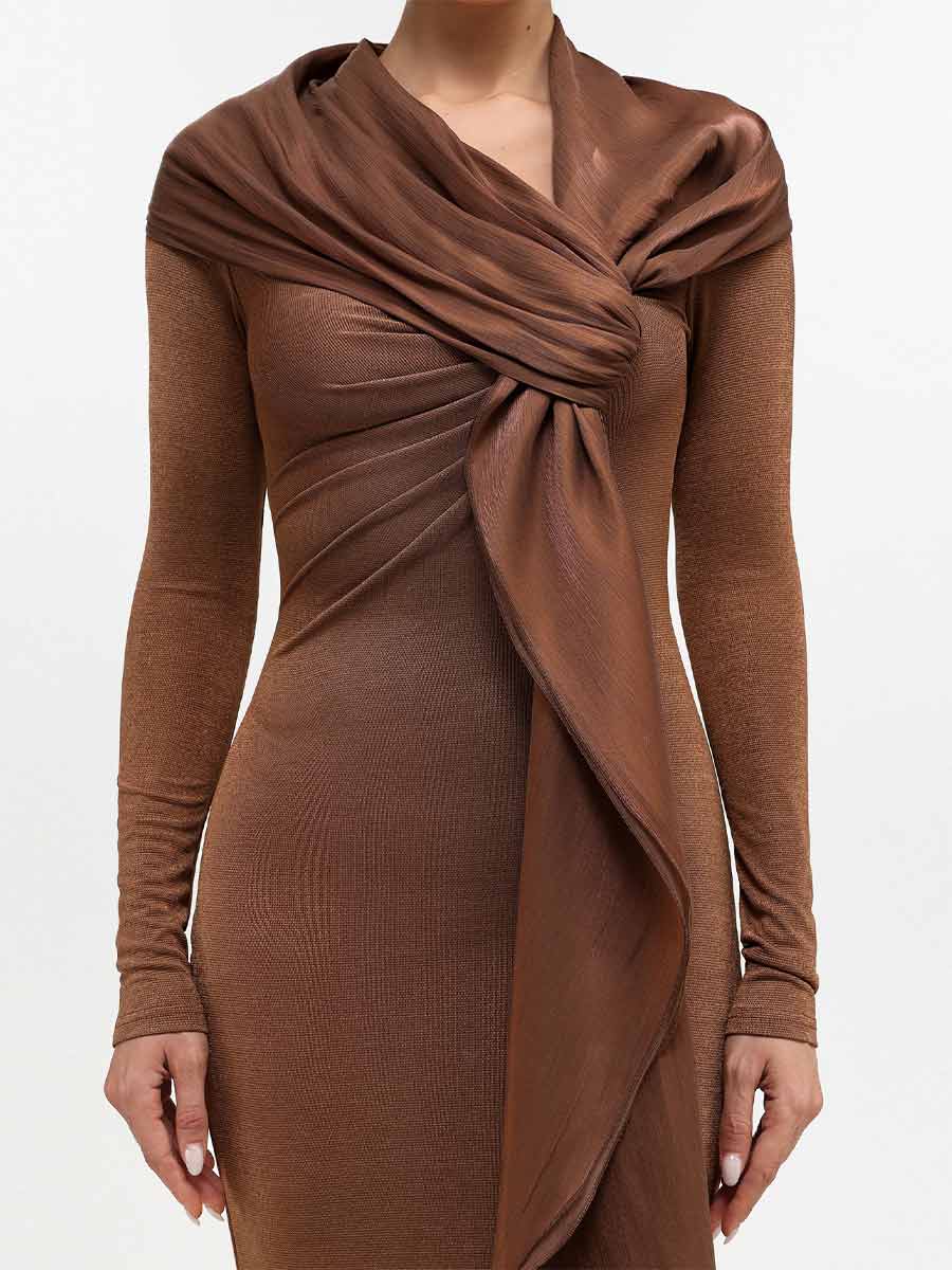 Freya Scarf Maxi Dress