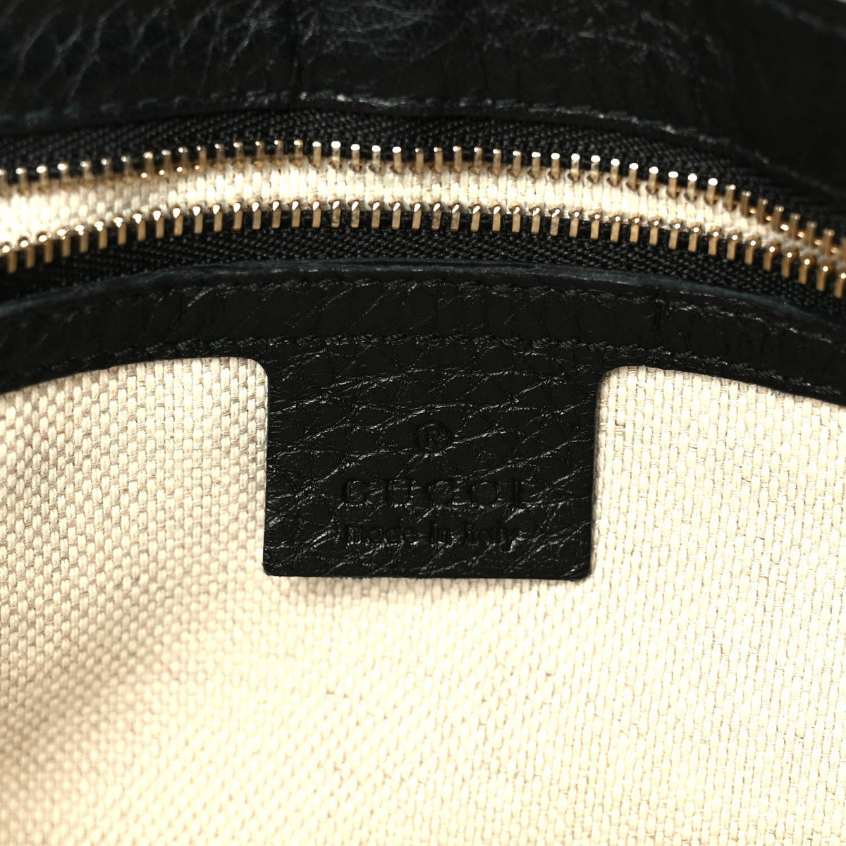 Pebbled Calfskin Medium Soho Flap Crossbody Black
