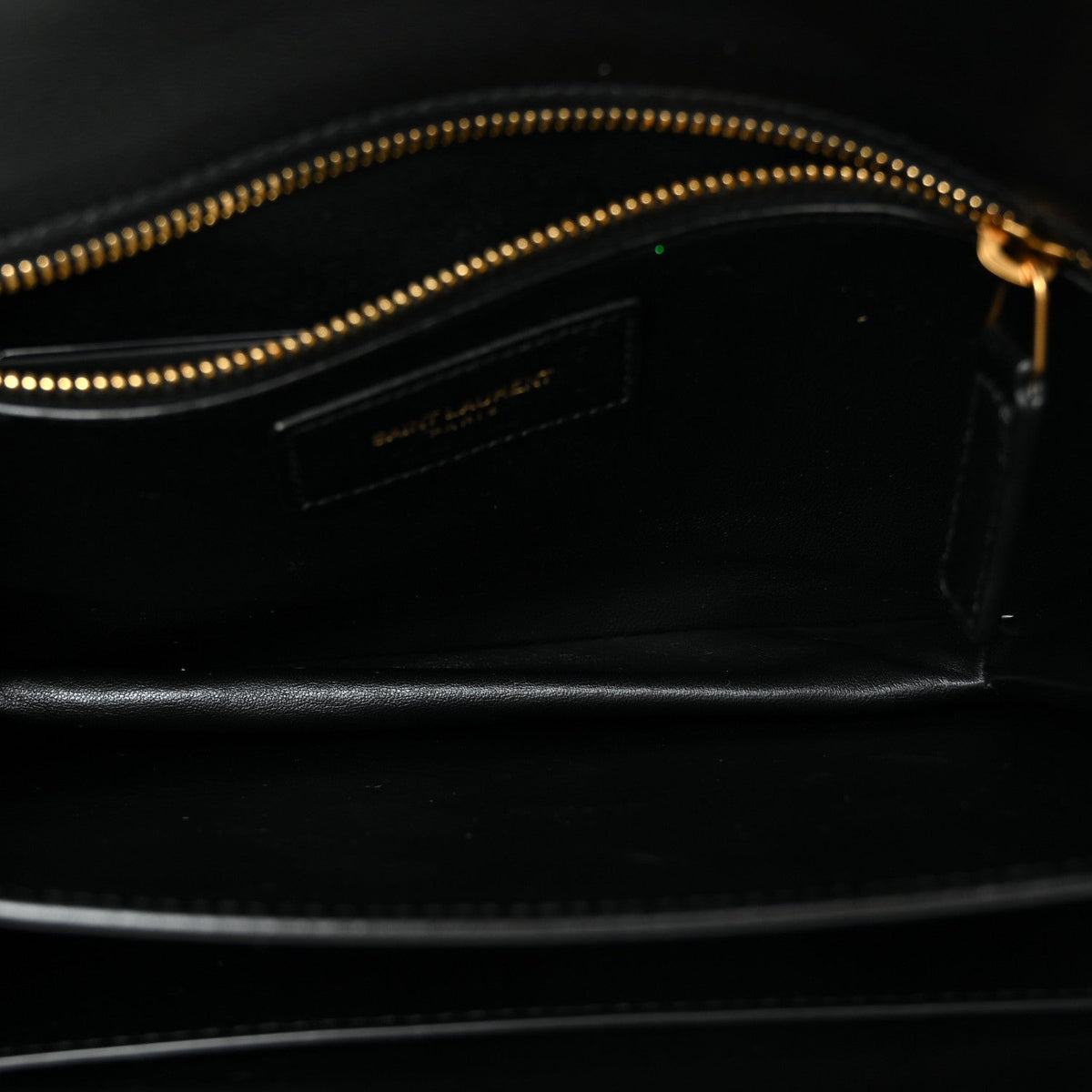 Smooth Calfskin Le Maillon Satchel Black