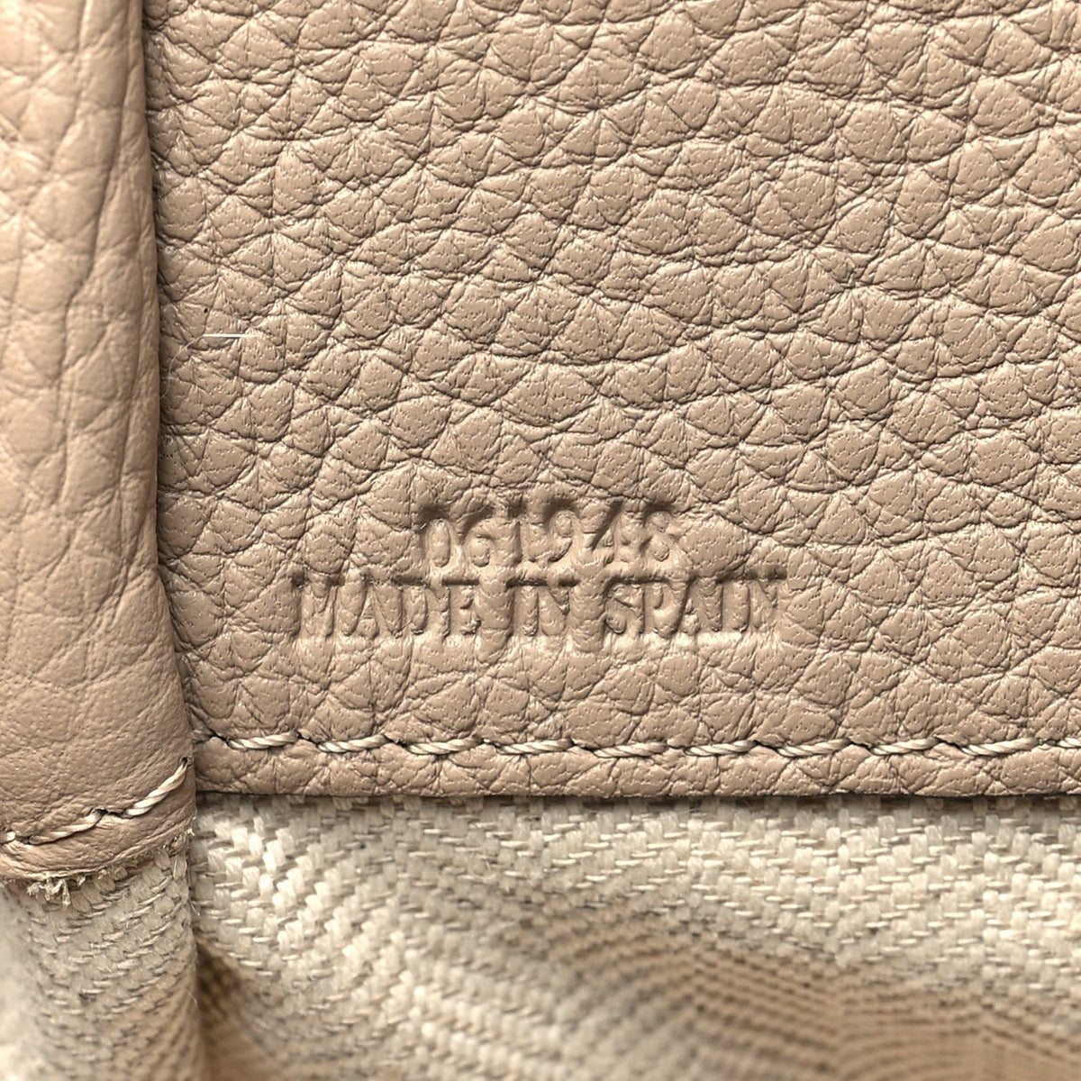 Calfskin Small Hammock Shoulder Bag Sand Mink