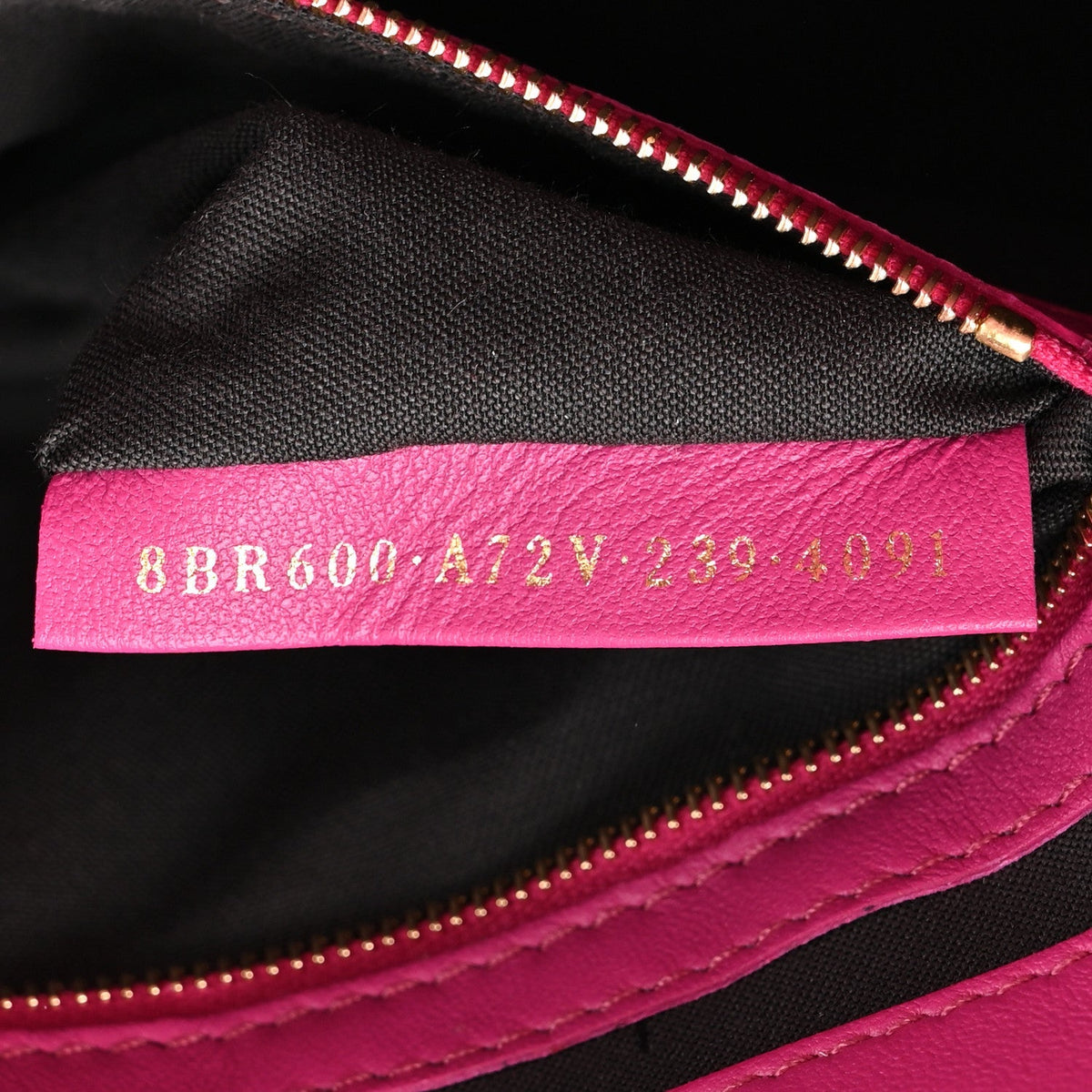 Nappa FF 1974 Embossed Baguette Ciclamino Pilar