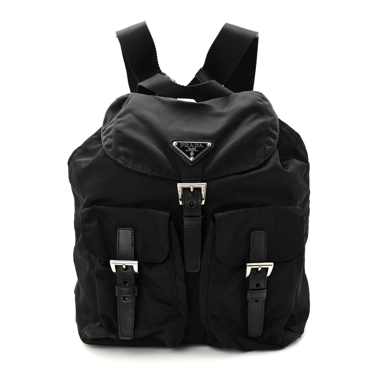 Tessuto Nylon Vela Small Backpack Black