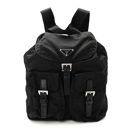 Tessuto Nylon Vela Small Backpack Black
