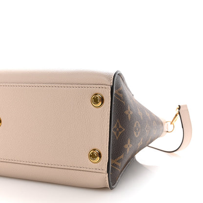 Calfskin Monogram On My Side MM Greige