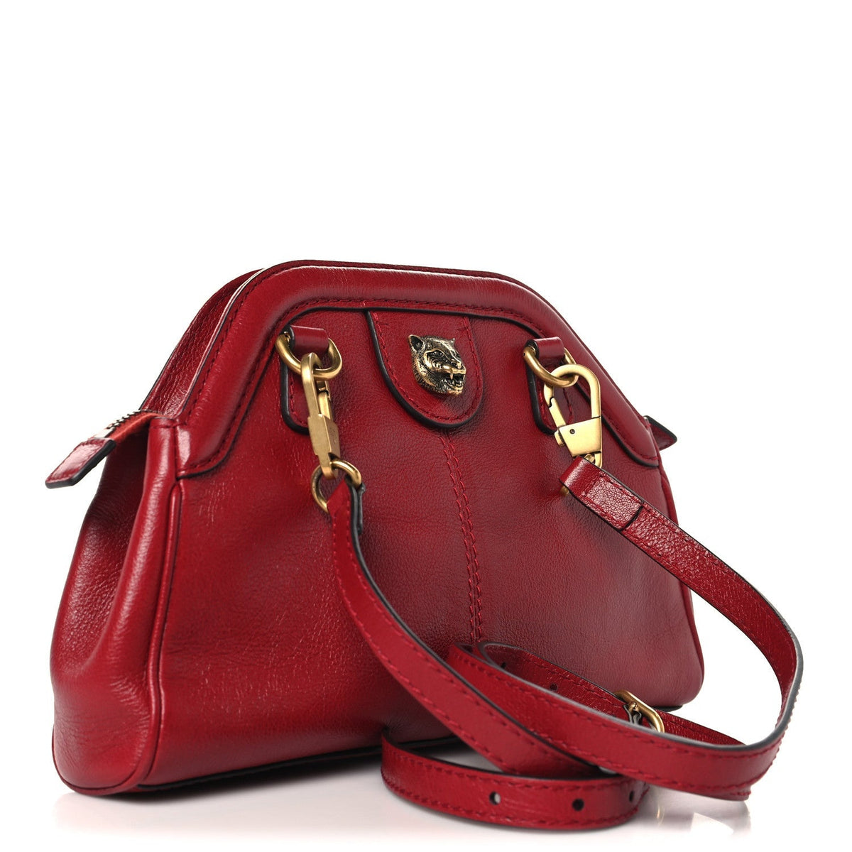 Piuma Lux Calfskin Small Re(Belle) Crossbody Bag Romantic Cerise