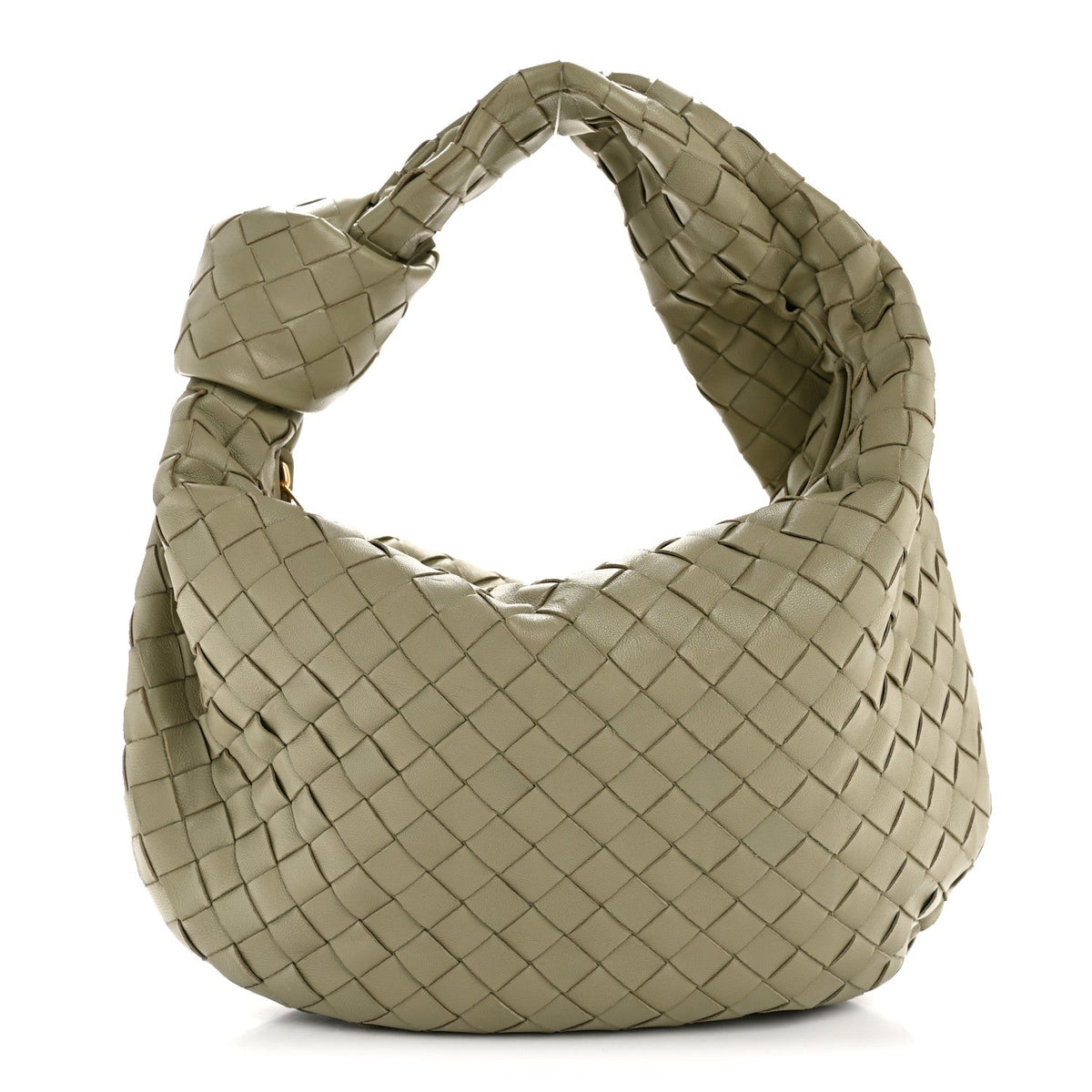 Nappa Intrecciato Teen Jodie Hobo Travertine
