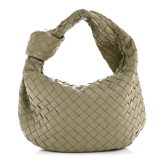 Nappa Intrecciato Teen Jodie Hobo Travertine