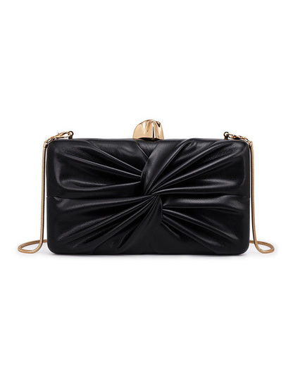 Maya Ruched Leather Bag