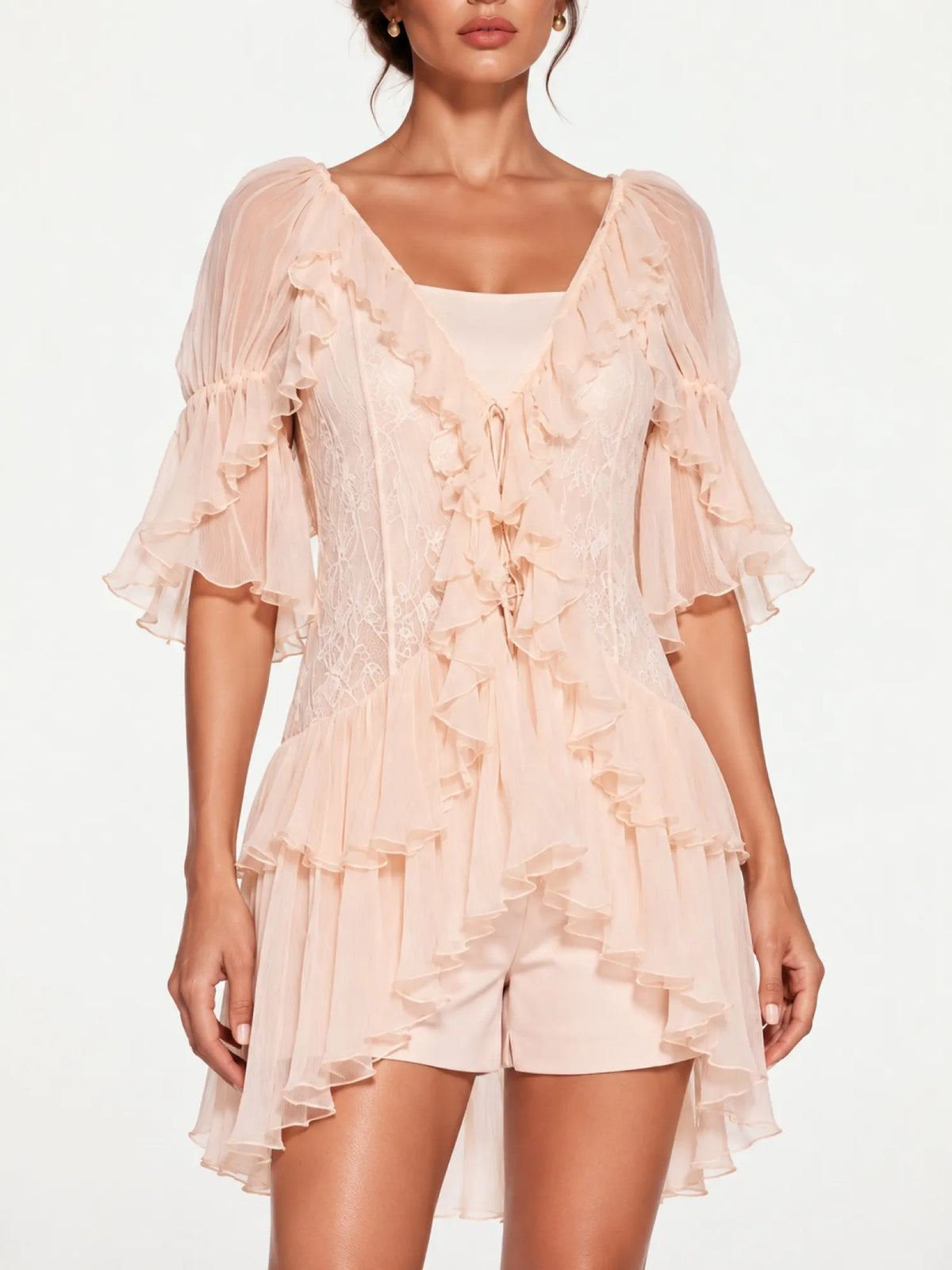 Tessa Tiered Ruffle Top