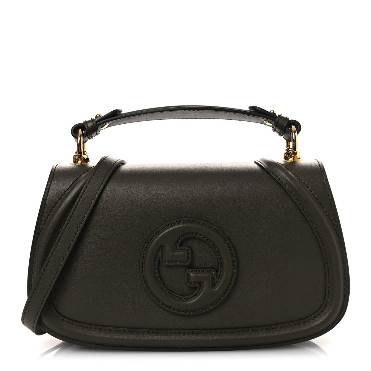 Roxy Calfskin Medium Blondie Top Handle Bag Luscious Green
