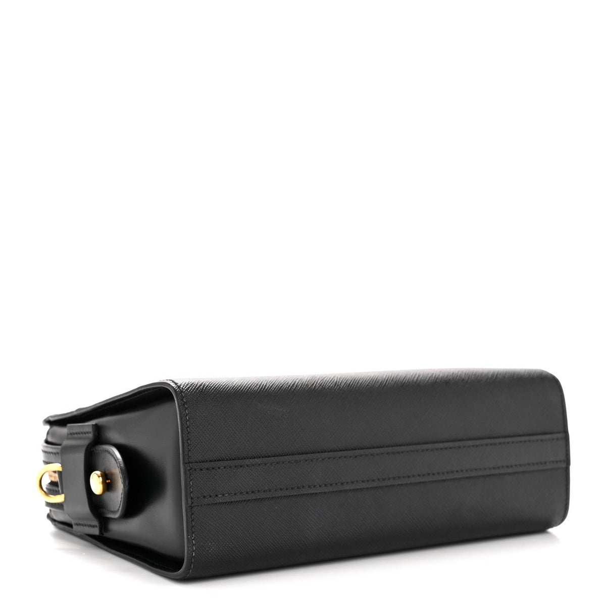 City Calf Esplanade Shoulder Bag Black