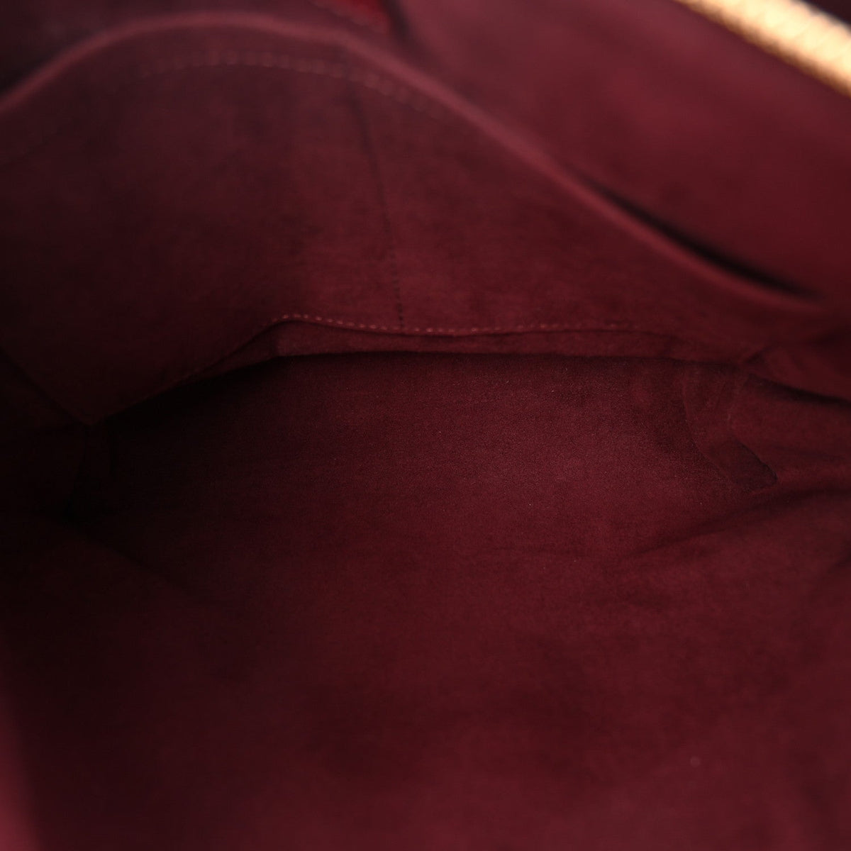 Monogram Flower Zipped Tote MM Bordeaux