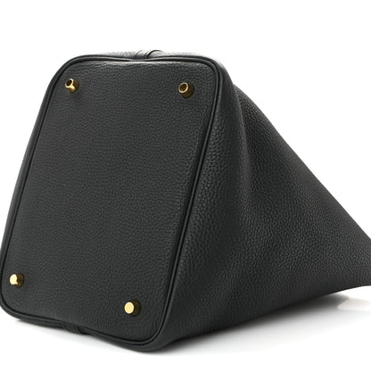 Taurillon Clemence Picotin Lock 22 MM Black
