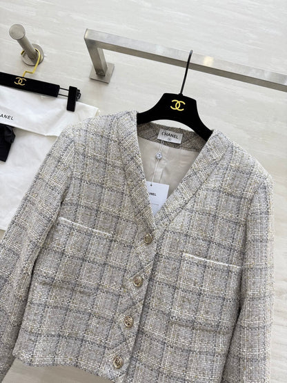 CC 26s Classic Jacket Beige-Grey Tweed 352293