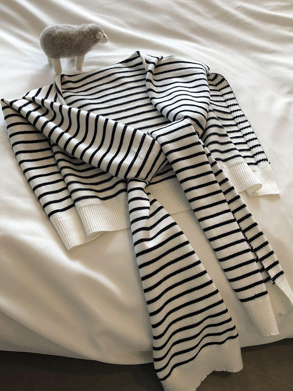 Original Leisure Striped Shawl&Scarf