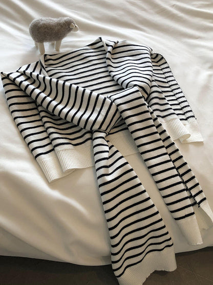 Original Leisure Striped Shawl&Scarf