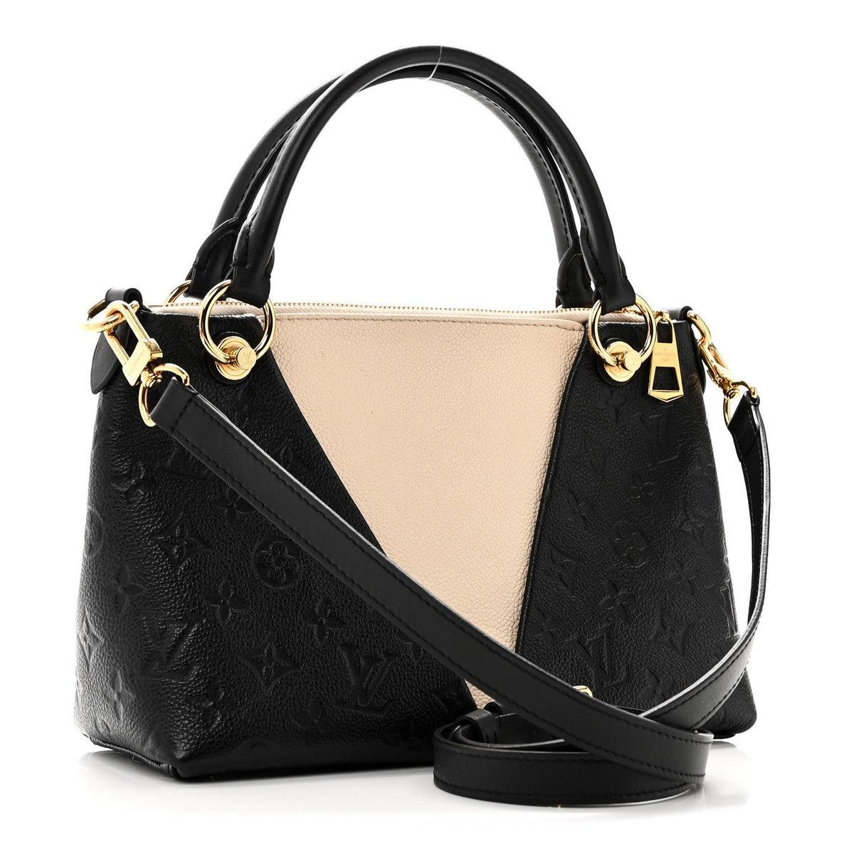 Empreinte V Tote BB Black Creme