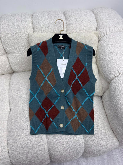 CHANEL 25S SET KNIT VEST STYLE 255