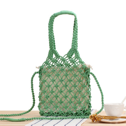 Crochet Market Bag Cross-Body Bag In Hand